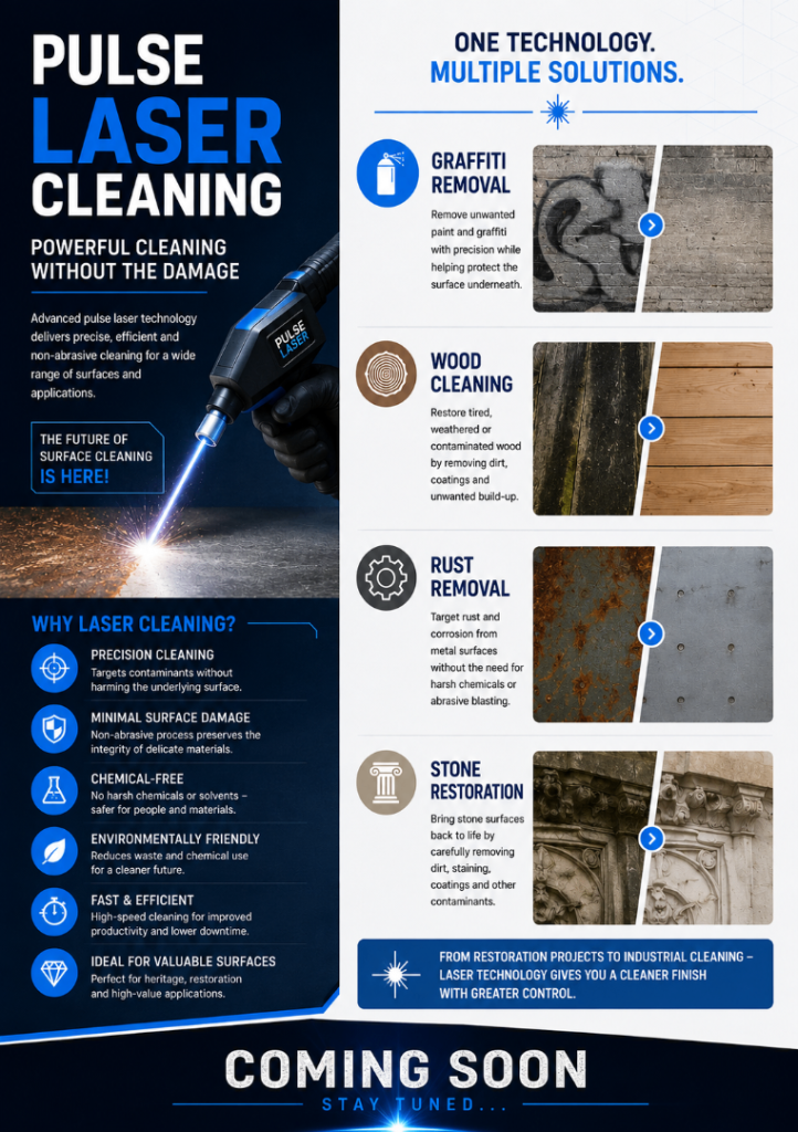Pulse laser cleaning 