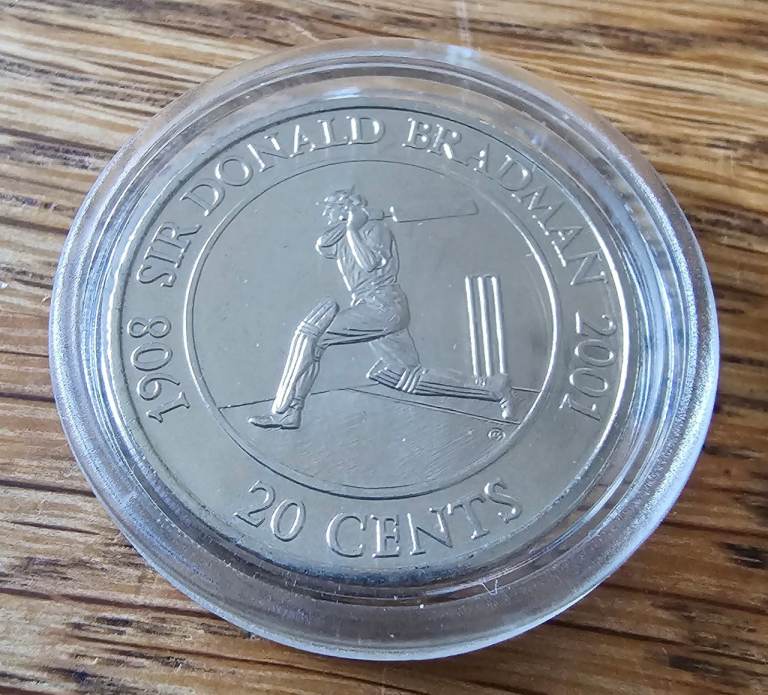 Australia 20 cents 2001 Sir Donald Bradman