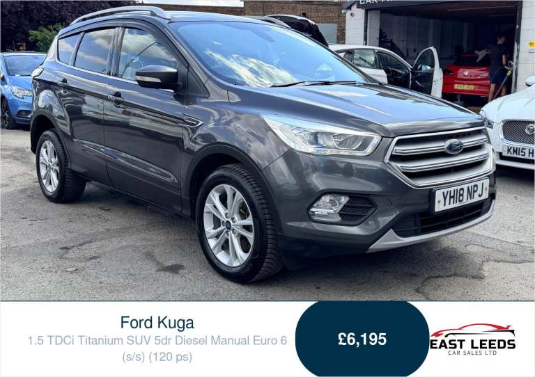2018 Ford Kuga 1.5 TDCi Titanium SUV 5dr Diesel Manual Euro 6 (s/s) (120 ps) SUV Diesel Manual