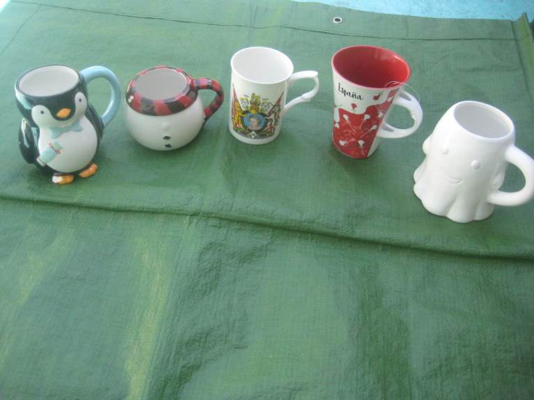 5 Individual Decorative Mugs for £3.00 EACH