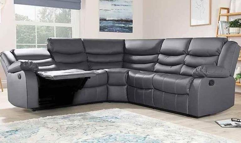 🚚Luxury Living Roma Recliner Sofa Set – 3+2 & Corner ✨ Genuine Leather + Free UK Delivery