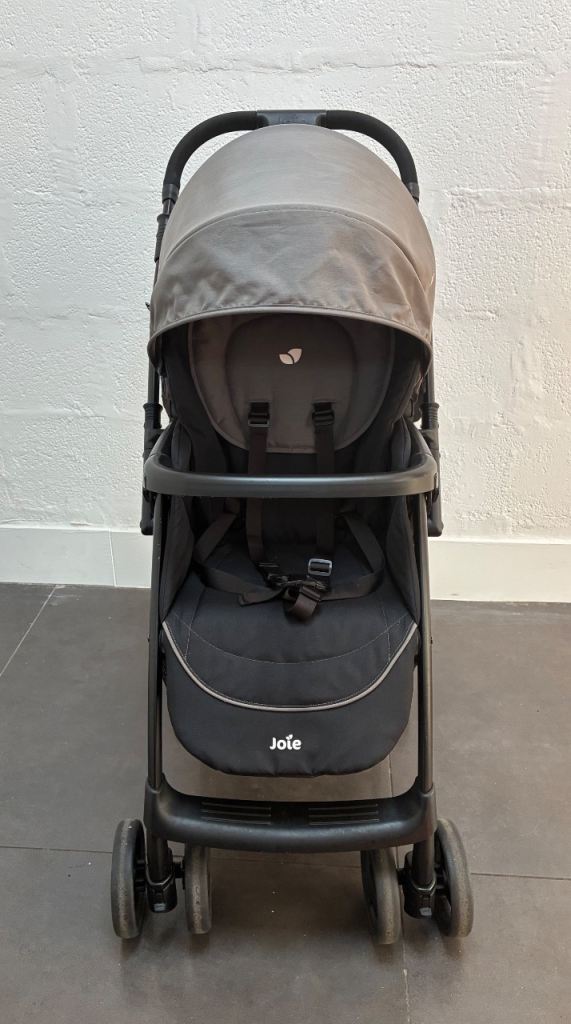 Joie Mirus Black and Grey Pushchair Stroller Buggy Pram