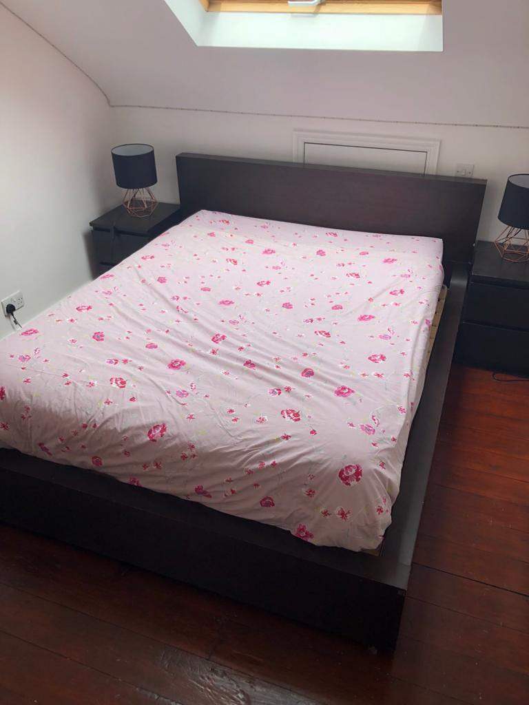 King size bed frame