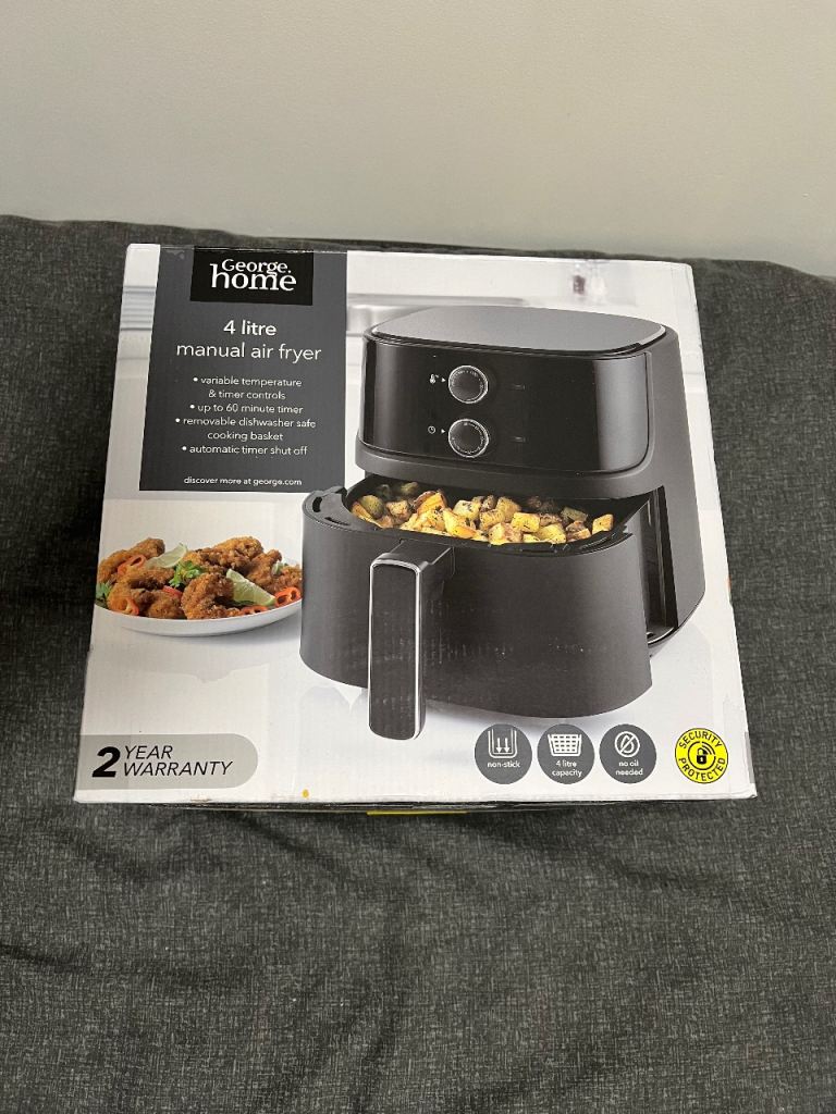 Brand New George Home 4L Air Fryer – Unused & Boxed – £45