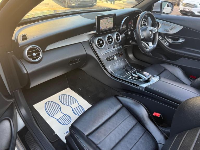 2018 Mercedes-Benz C Class 2.1 C220d AMG Line Cabriolet G-Tronic+ Euro 6 (s/s) 2dr CONVERTIBLE Di...