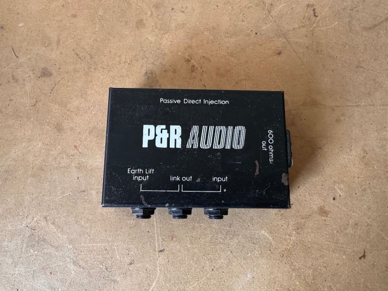 P&R Audio Passive DI Box Direct Injection Box Ground Lift - Tested/Working