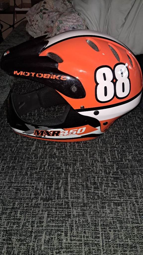 Kids motorbike helmet MXR450 
