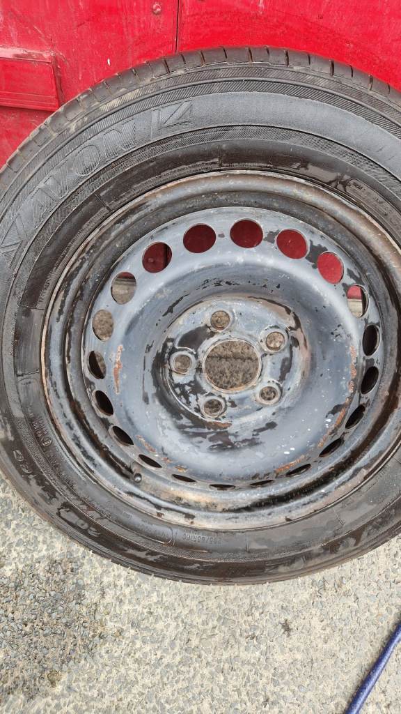 Vw transporter t5 t6 Wheel and Avon tyre 8mm