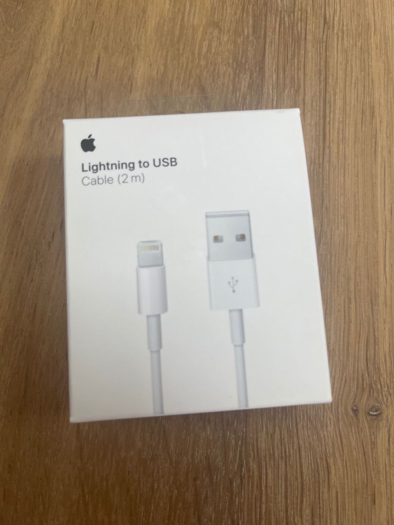 Genuine Apple Lightning to USB CABLE 2m Brand Nee