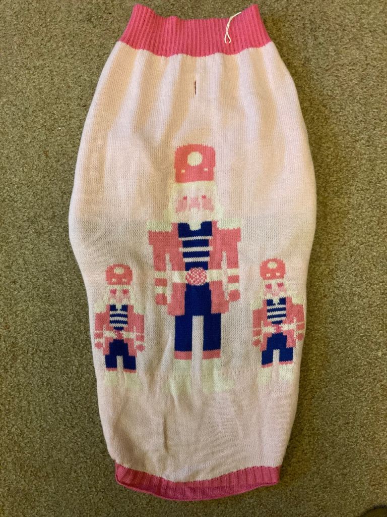 New XXL Pink Dog Jumper