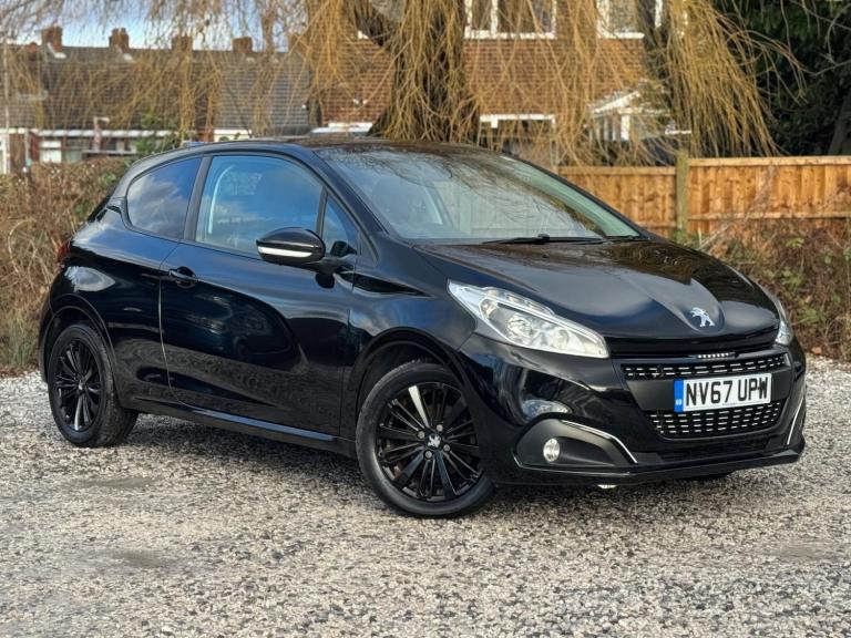 2018 Peugeot 208 1.2 PureTech Black Edition Euro 6 3dr HATCHBACK Petrol Manual