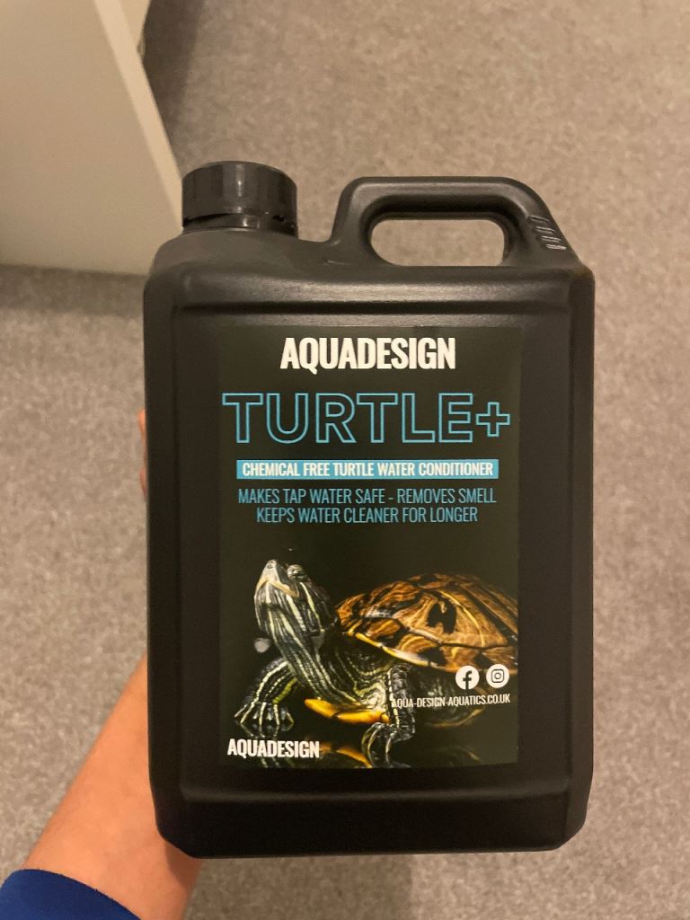 Tap water conditioner for turtles/fish