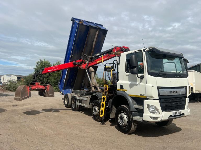 2022 DAF TRUCKS CF 450 8X4 TIPPER GRAB, 138,649KM , MARCH MOT
