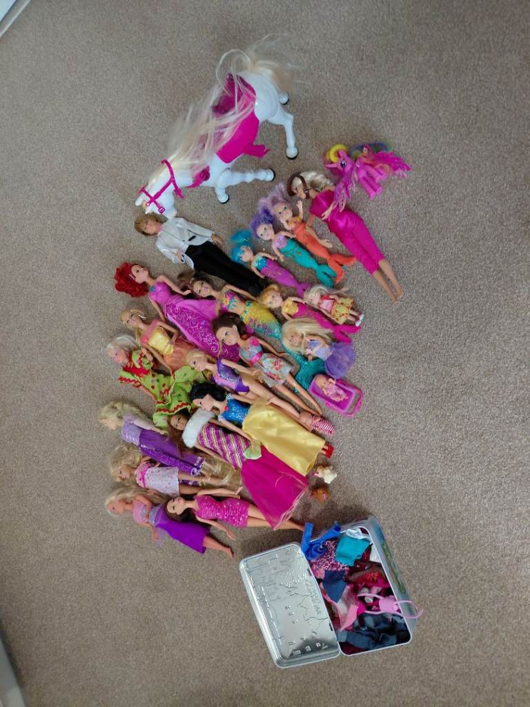 Large Bundle of Dolls and Accessories – Good Condition
