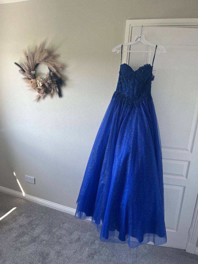 Evita Royal Blue Prom Dress - size 4