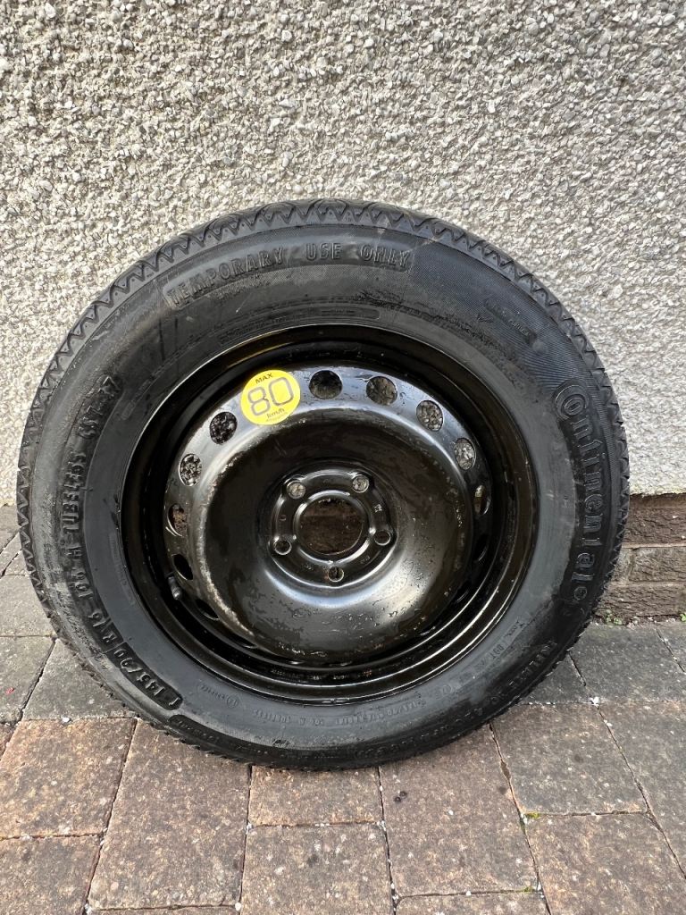 1 Temporary use Only tyre and wheel.