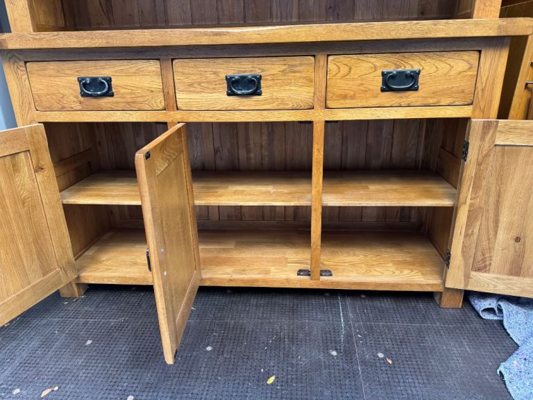 Rustic Oak Dresser from Oak Furniture Land Possible Delivery H 190 x W ...