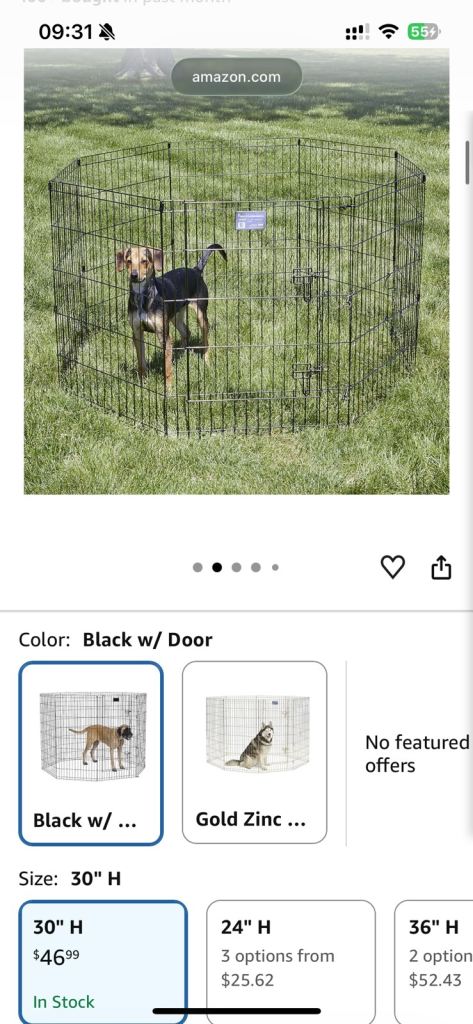 MidWest exercise pen play area
