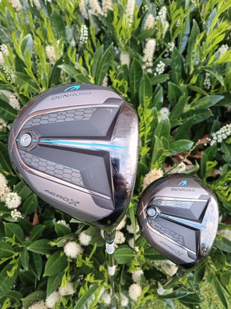 BENROSS AERO X DRIVER + 5 WOOD.. FUJIKURA VISTA SOFT REGULAR FLEX 