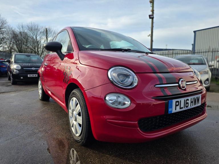 2016 Fiat 500 1.2 Pop Euro 6 (s/s) 3dr HATCHBACK Petrol Manual