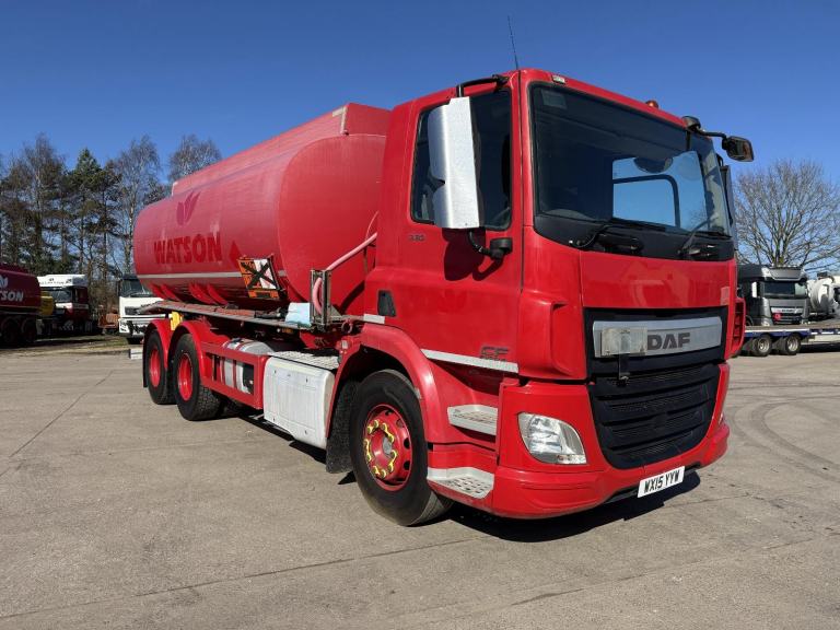 2015 DAF CF 330 6X4 19,000 LITRE FUEL TANKER 