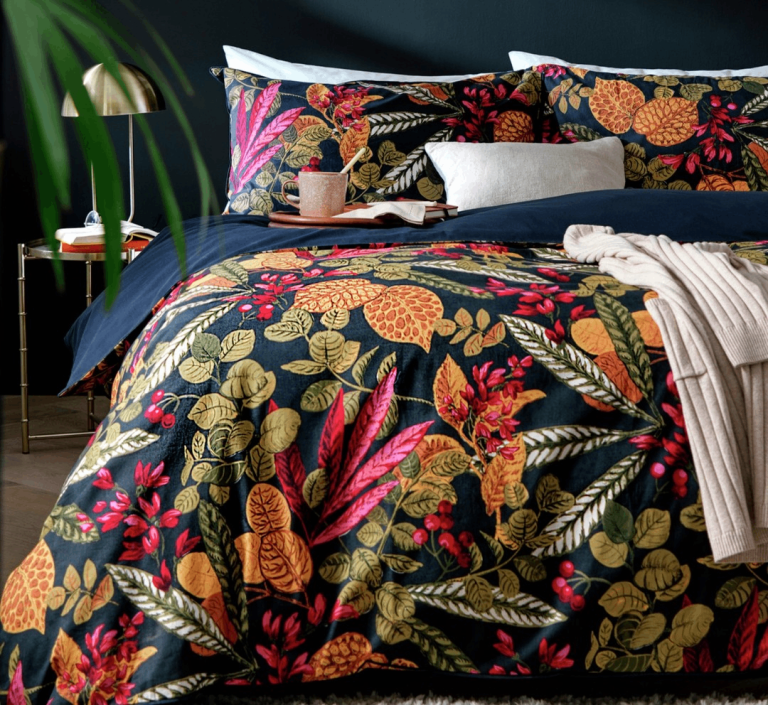  Habitat Cotton Botanical Foliage Bedding Set - Kingsize