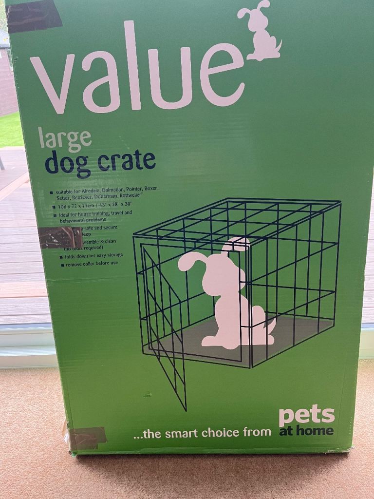 Large dog crate 
