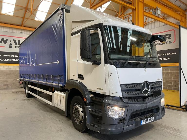 MERCEDES BENZ ANTOS 1824 *EURO 6*, 4X2 CURTAINSIDER – 2015 – KX15 YMR