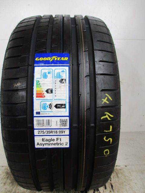 K750 1X 275/35/18 99Y GOODYEAR EAGLE F1 ASYMMETRIC2 XL DOT  0316 NEW TYRES