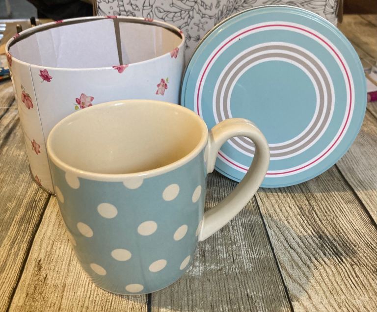 Laura Ashley Tin and mug gift set