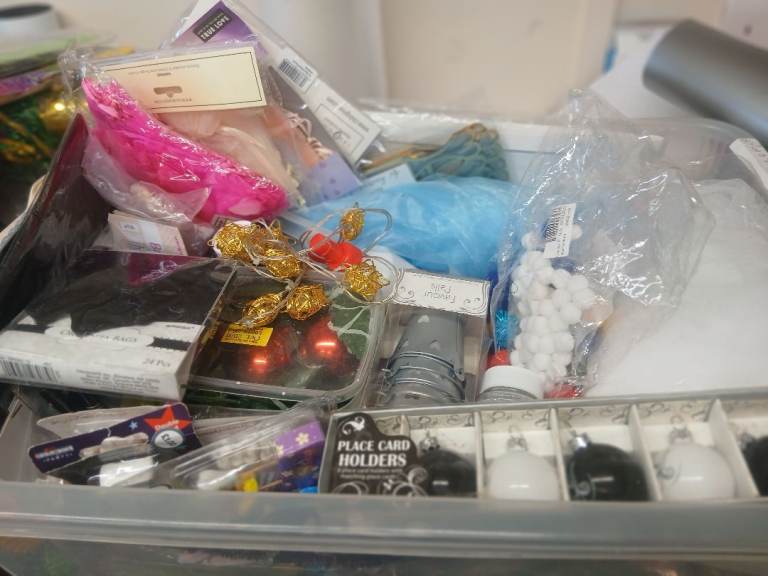 Job lot craft supplies ideal for card makers or crafty people