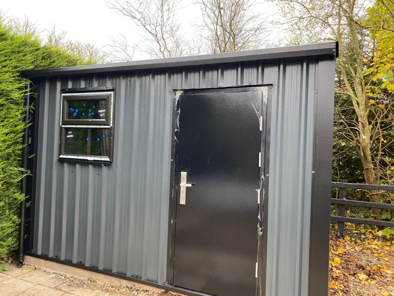 Sale ends Wednesday on all steel garden sheds