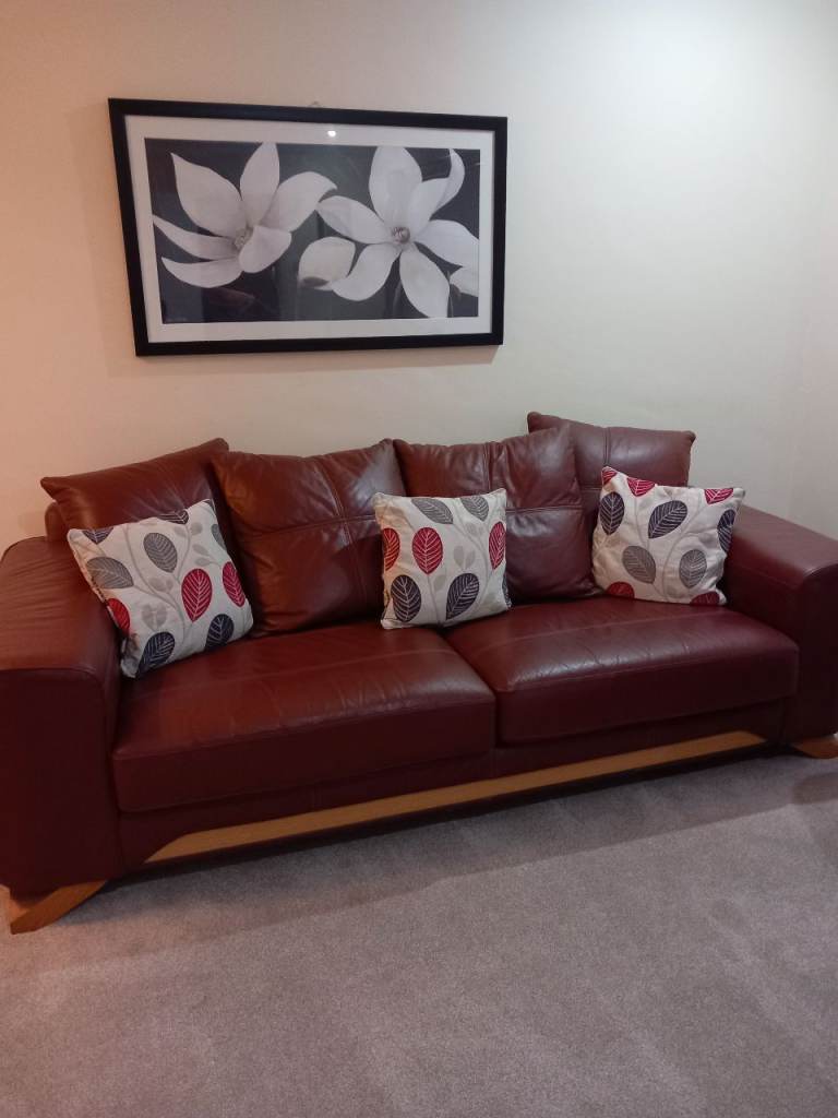 Suite sofa & 2 chairs lamps tables selling separately 