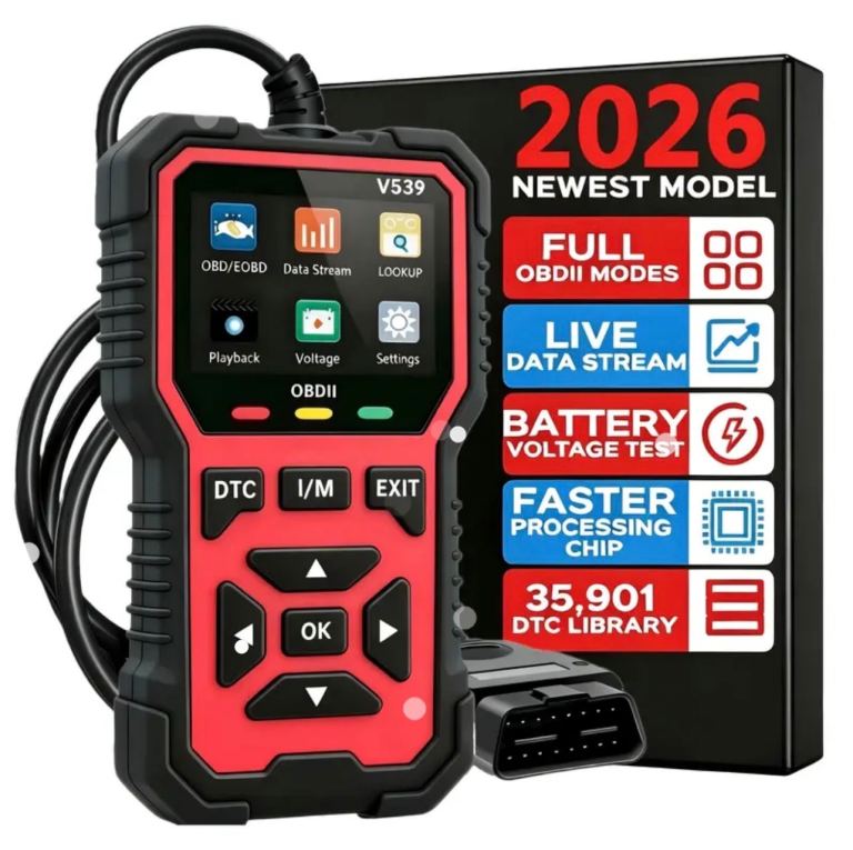 Professional Technician OBDII Diagnostic Code Reader Tool for Checking Car Check Engine Light