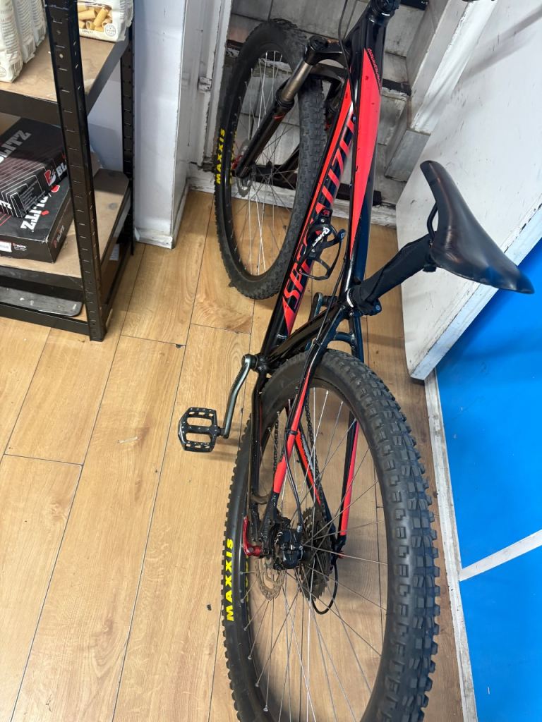 Specialized Mountain Bike – Black/Red, Good Condition