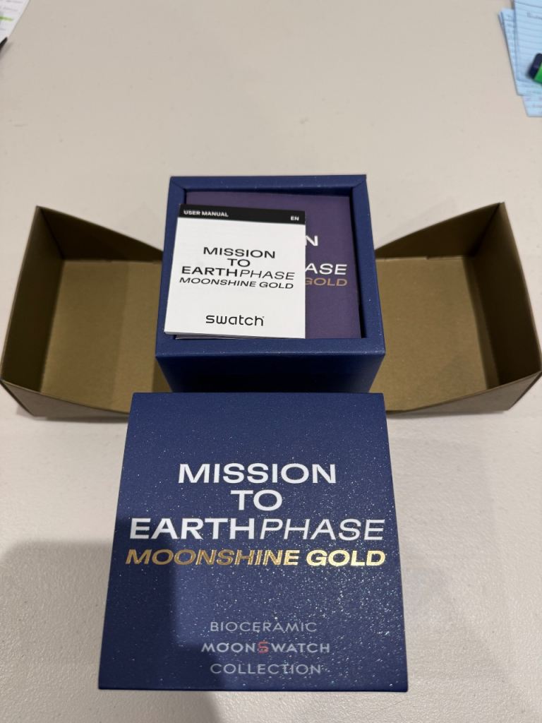Omega X Swatch Mission To Earthphase Moonshine 