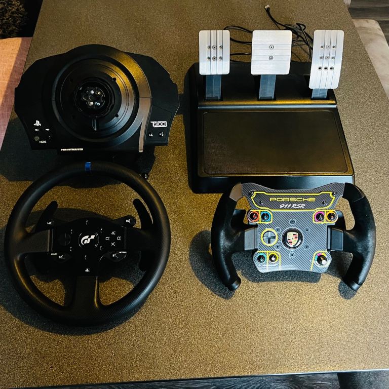 Thrustmaster T300RS GT + TM Open Wheel Add-On | Excellent Condition | Full Bundle