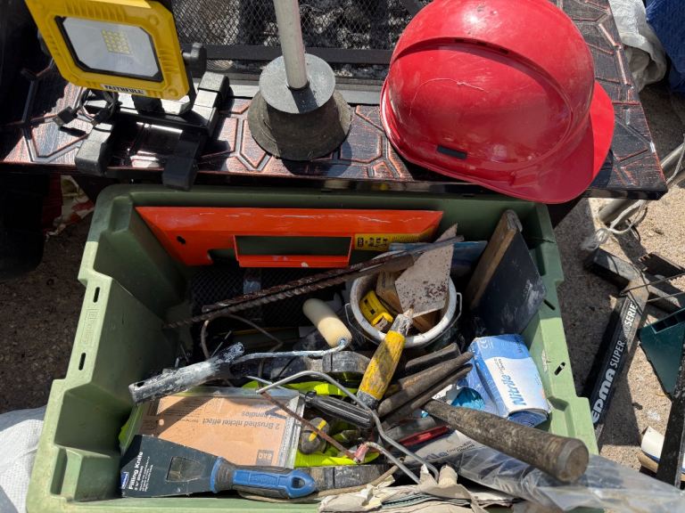 Job lot Various Hand Tools and Building Bits as pic