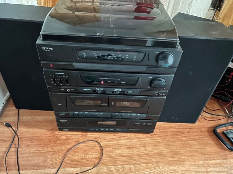 image for Thorn  stack   Hi-Fi System with cassette deck , radio, turntable  and cd - fully working
