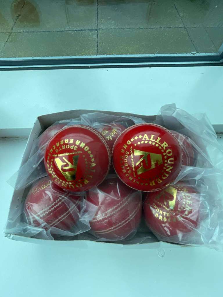 14 Brand New Red Cricket Balls – Bulk Deal for Clubs, Coaches & Schools