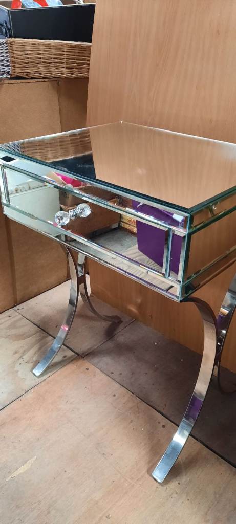 Mirror side table