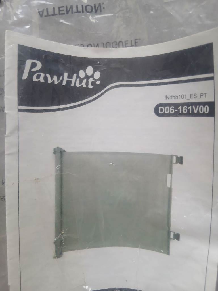 PAW HUT Grey Retractable Pet Gate