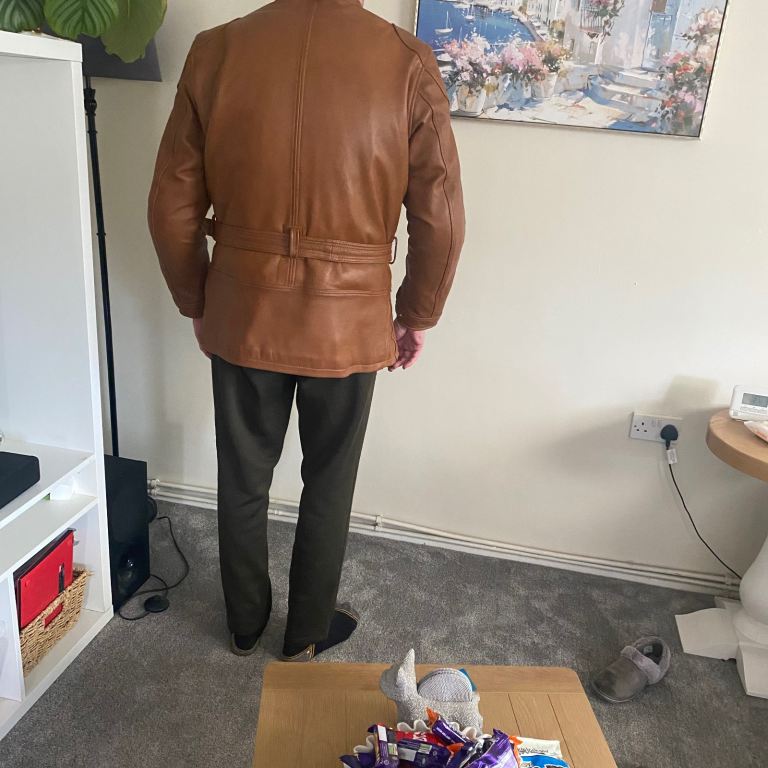 GOLD TOP MOTORCYCLE JACKET – XXL