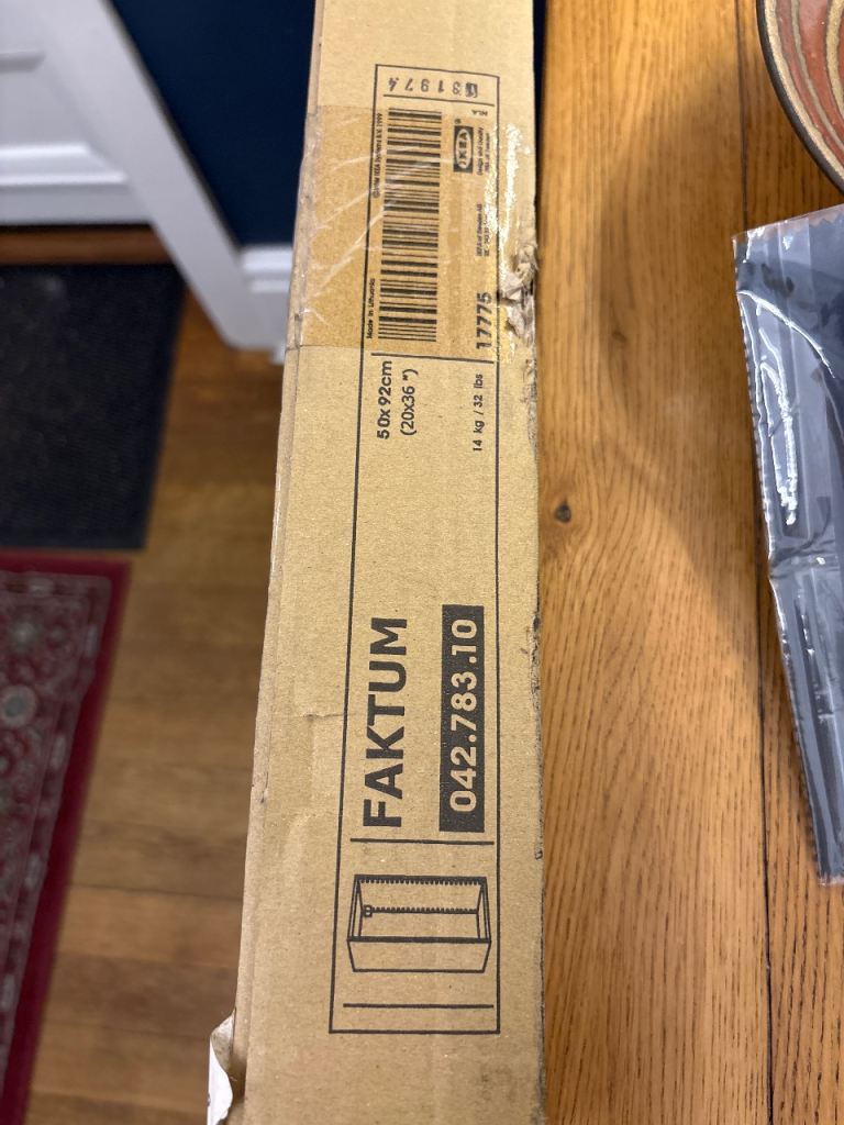 image for IKEA faktum wall unit going free