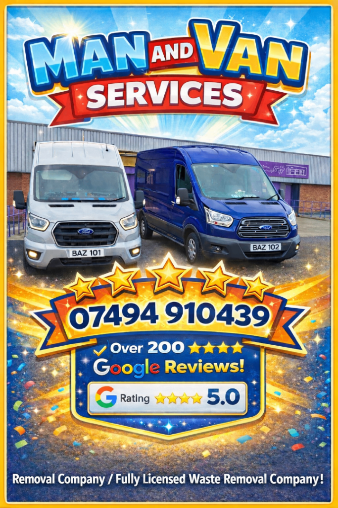 Man & van,waste, rubbish, best reviews and prices 