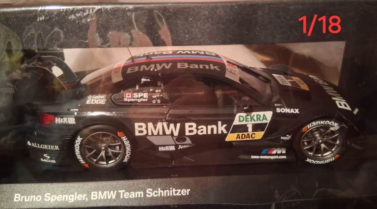 BMW Team Schnitzer Bruno Spengler Model Car 1/18 Scale