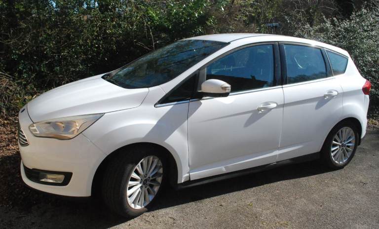 Ford C-Max 2015, 2.0 Diesel, Automatic, White, Low Mileage.