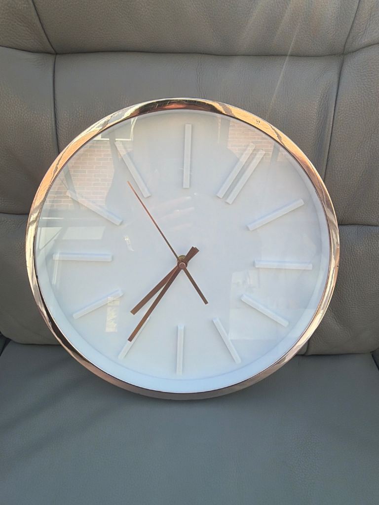 Sold- Rose gold clock 
