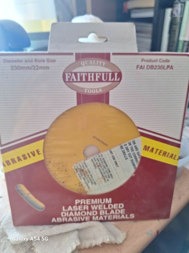Faithful diamond blade 
