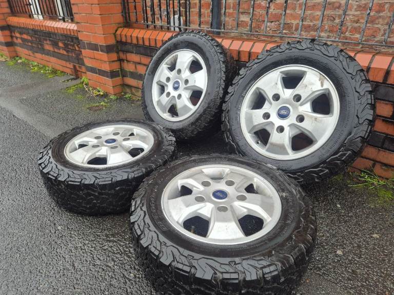 🌟Genuine Ford transit 16 inch Alloy Wheels 5x160 with ALL TERRIAN 7.5M++